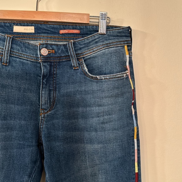 Anthro Pilcro The Slim Boyfriend Crop Jeans - Picture 3 of 8